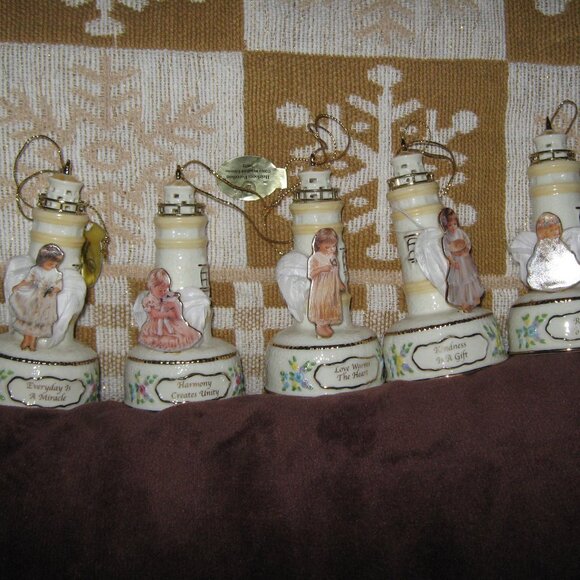 Vintage Heirloom Porcelain Bradford Edition Lighthouse Ornaments - Picture 1 of 15